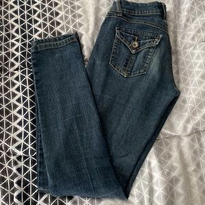 Low Rise Dark Denim jeans